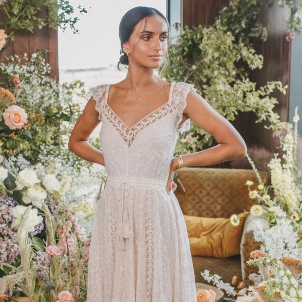 Spell Cream Lace Dress